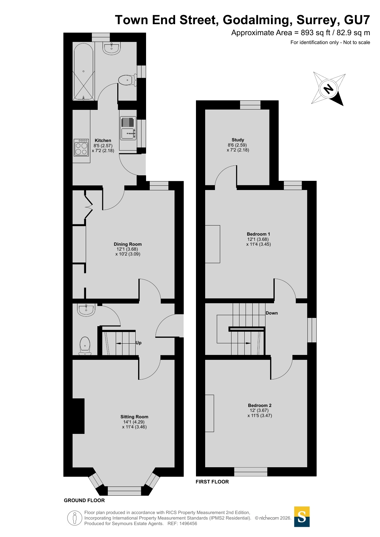 36, Town End Street, Surrey floorplan
