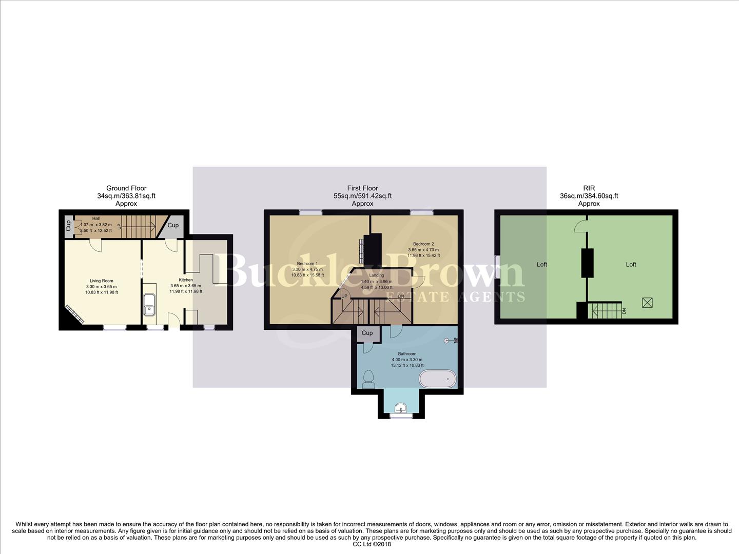 Flat 2, Grices Yard, Station Road, Newark floorplan