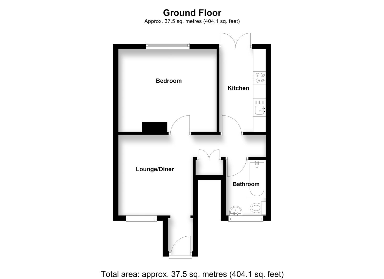 27, Ridgeway, Stevenage floorplan