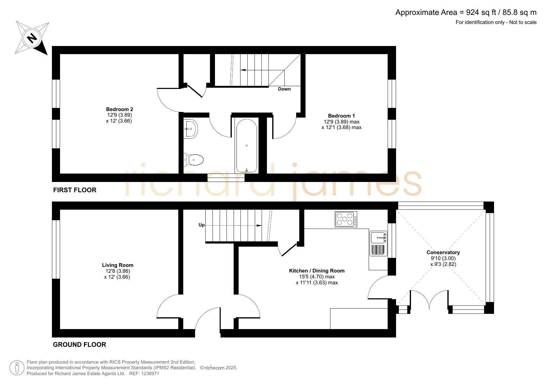 9, Eveleigh Road, Wiltshire floorplan
