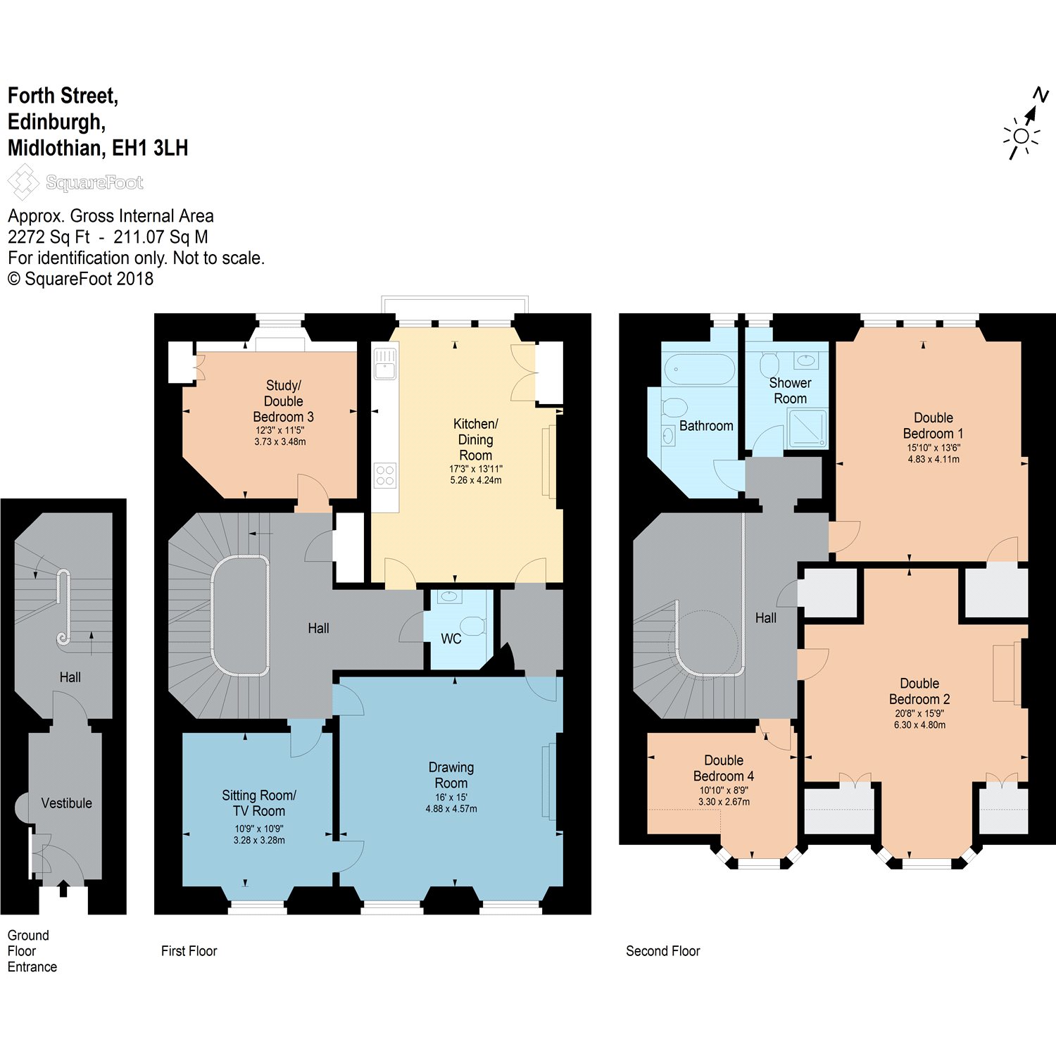 4 Bedrooms Flat for sale in Forth Street, New Town, Edinburgh EH1