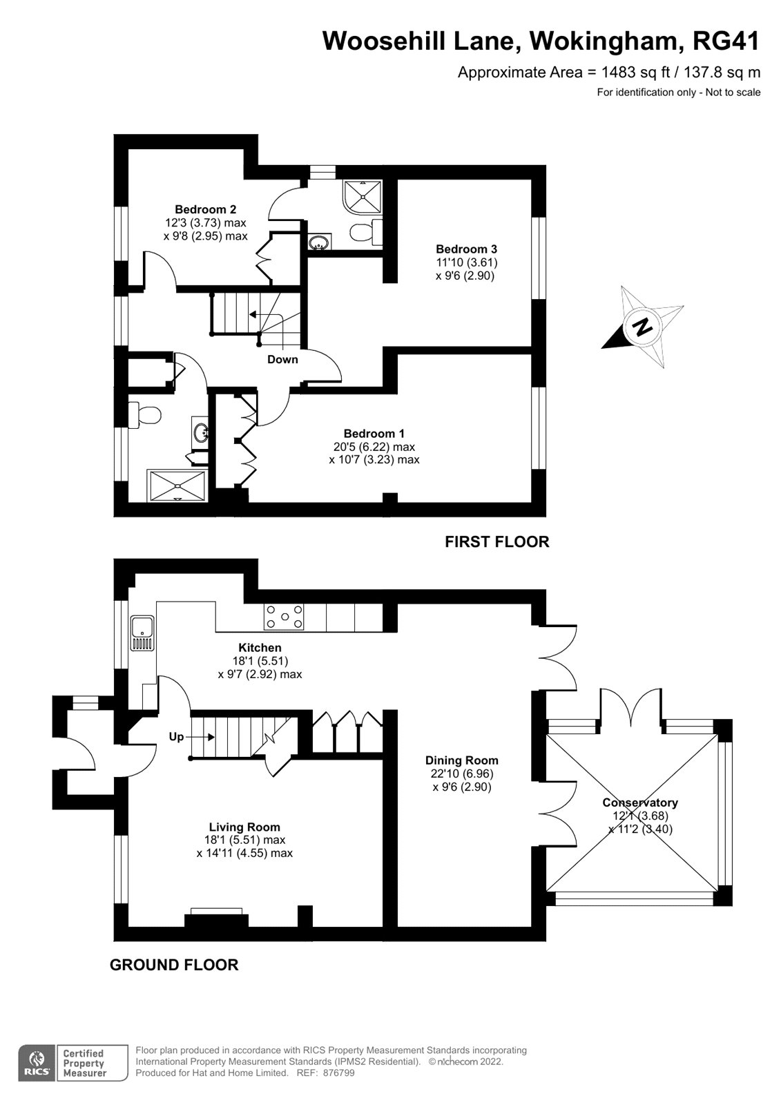 Woosehill Lane, Wokingham, Berkshire RG41, 3 bedroom semidetached