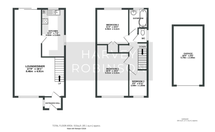 Kym Road, St. Neots floorplan