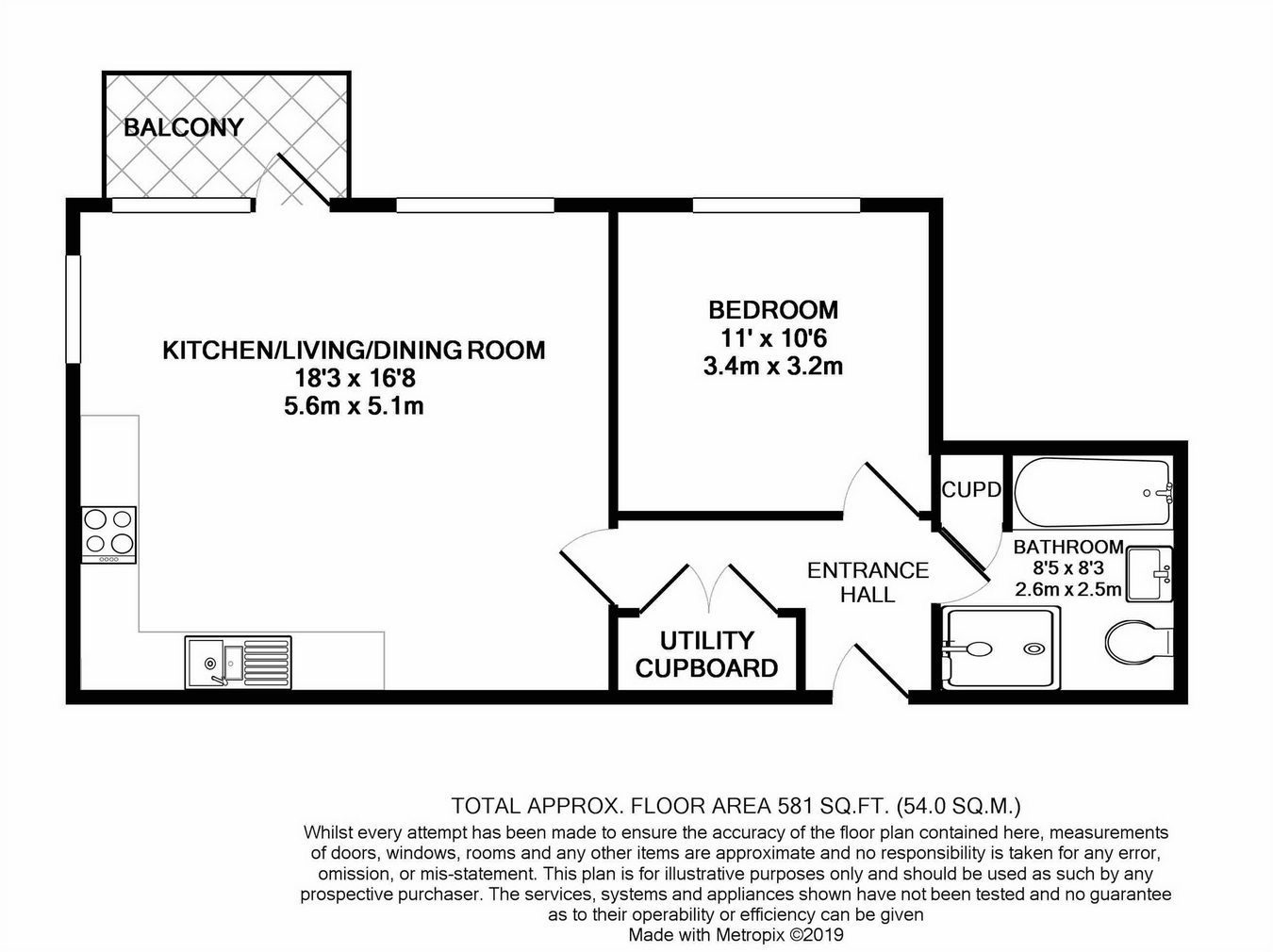 1 Bedrooms Flat for sale in 205 London Road, Sevenoaks, Kent TN13