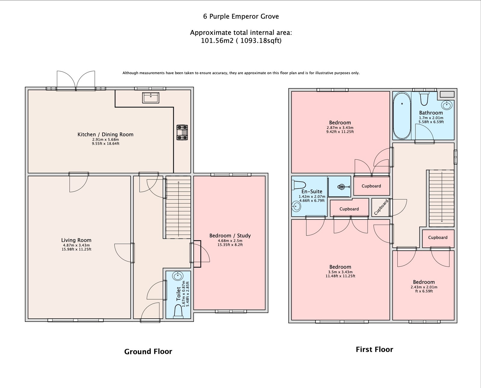 6, Purple Emperor Grove, Sittingbourne floorplan