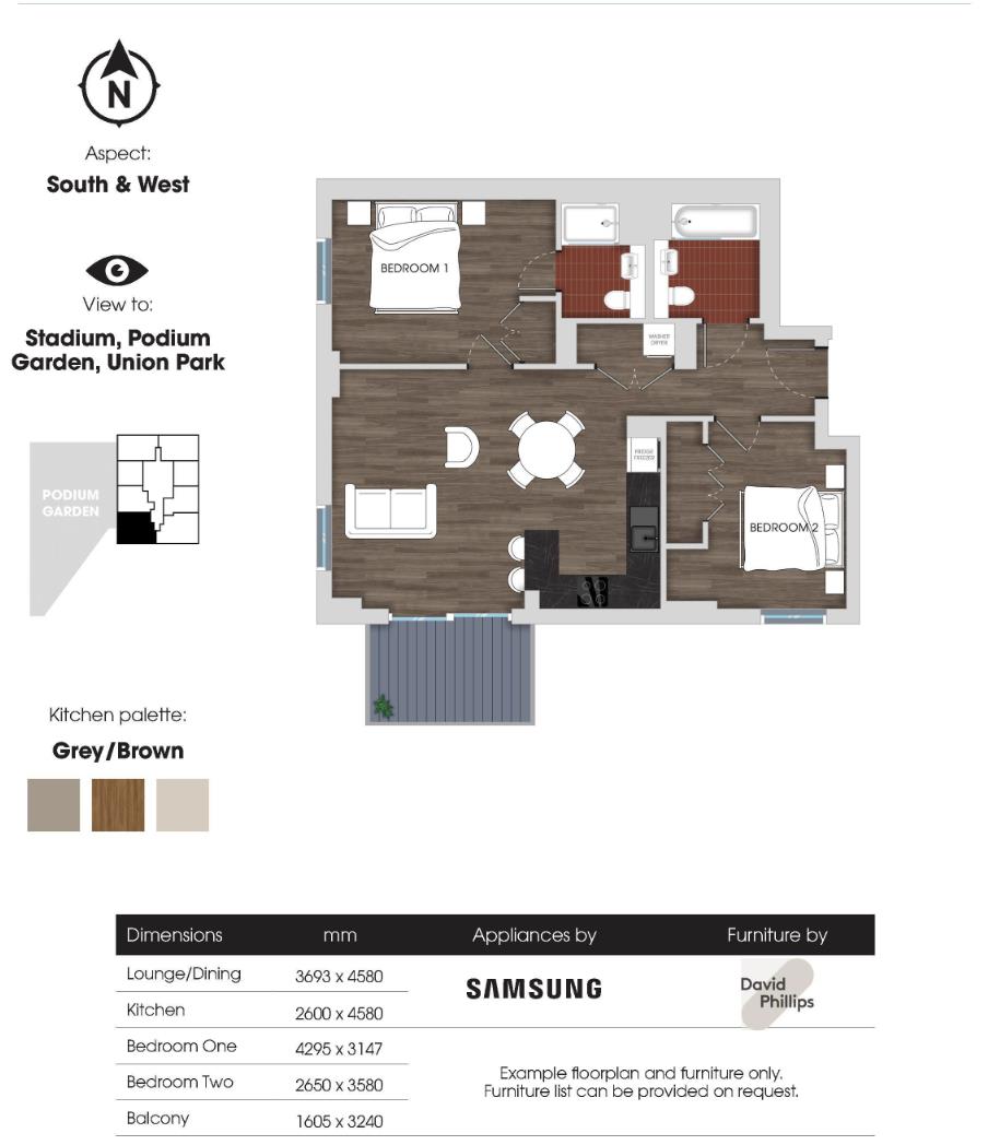 Luna, 4 Marley Street, Wembley Park floorplan