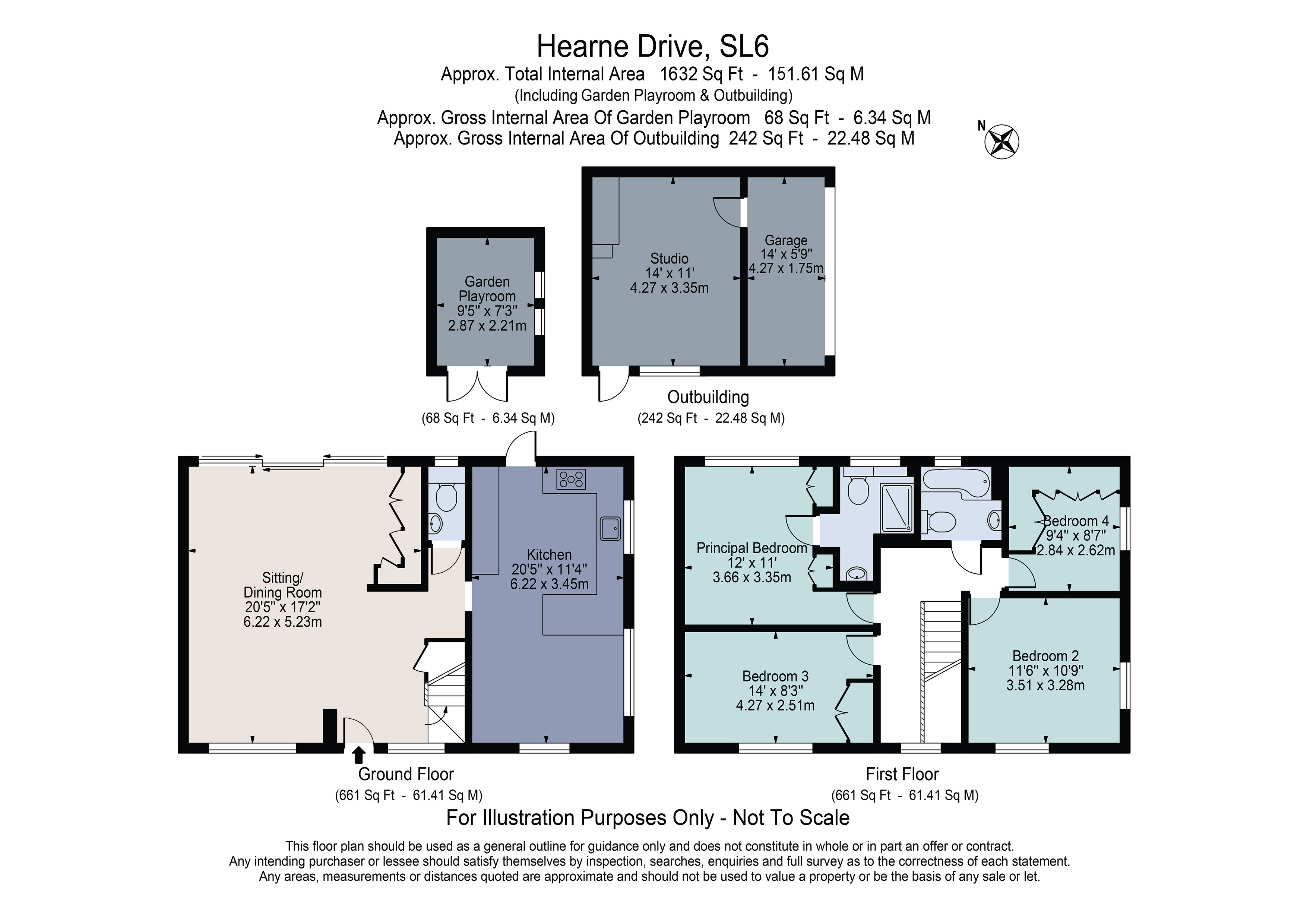 12, Hearne Drive, Maidenhead floorplan