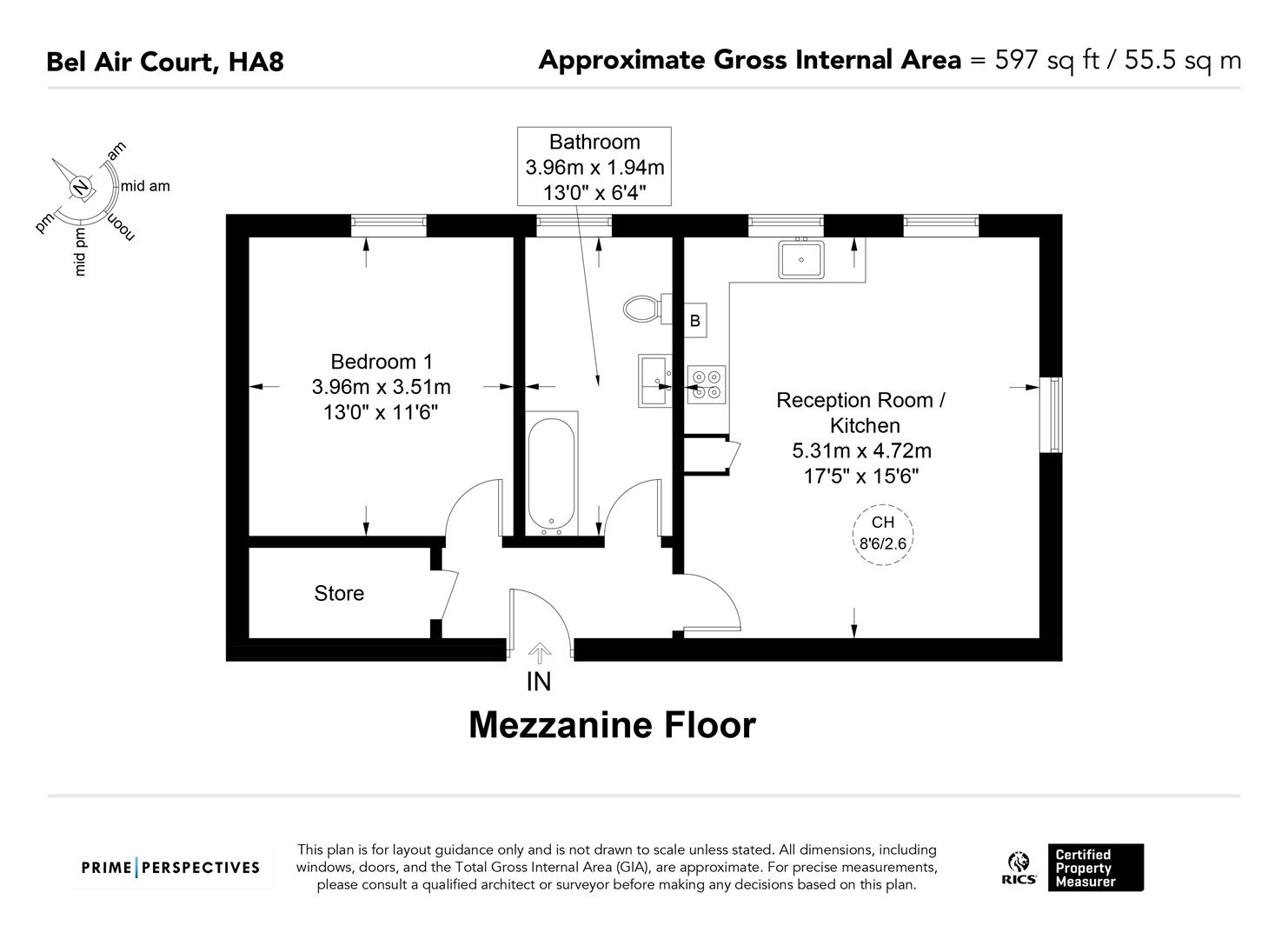 12, Belair Court, Edgware floorplan