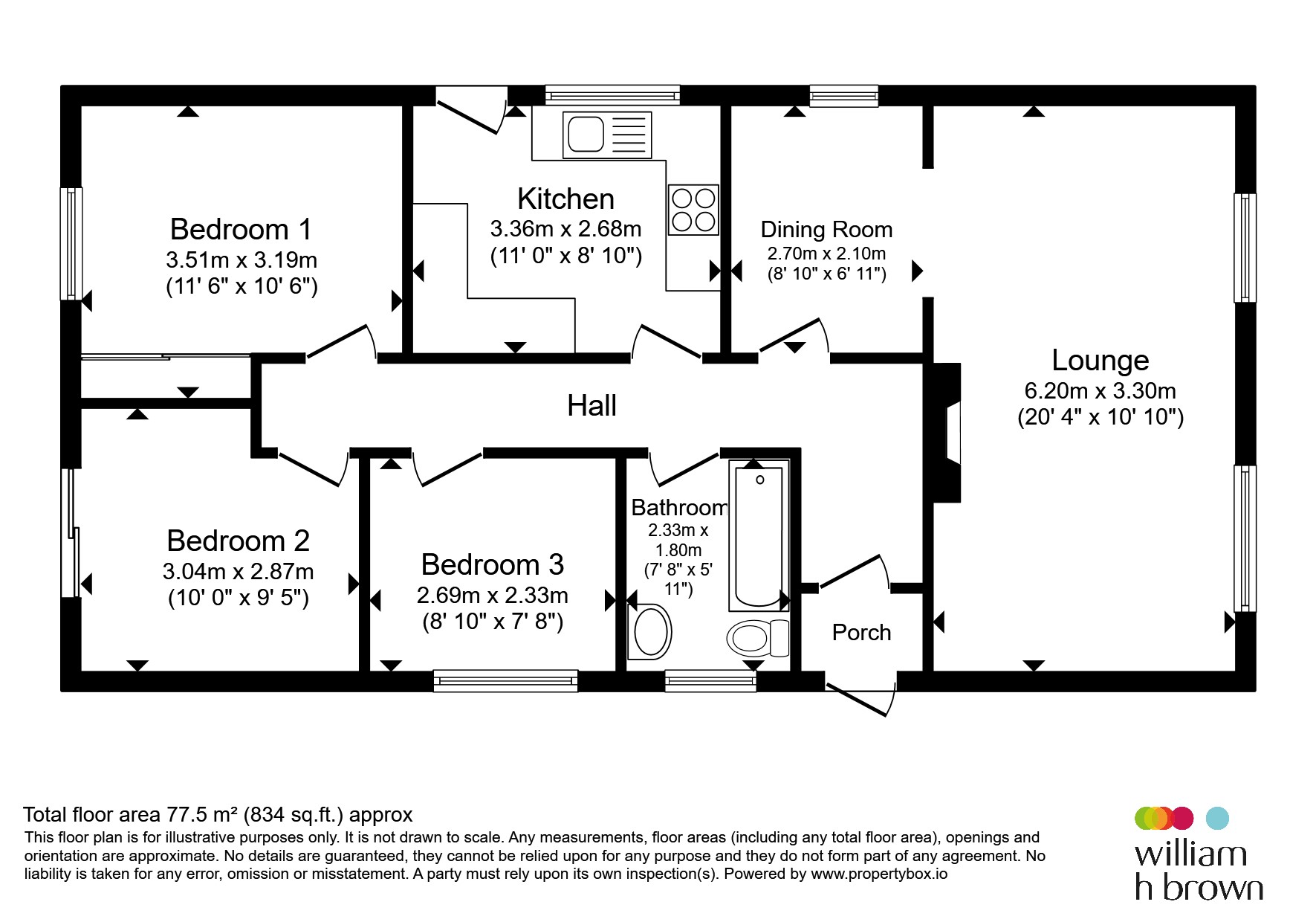 47, Windsor Avenue, Hull floorplan
