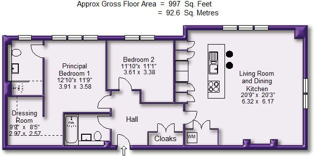 2 Bedrooms Flat for sale in Dunham Mount, Dunham, Road, Altrincham WA14