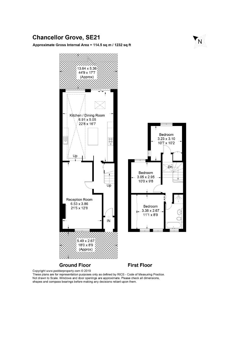 3 Bedrooms  to rent in Chancellor Grove, West Dulwich, London SE21