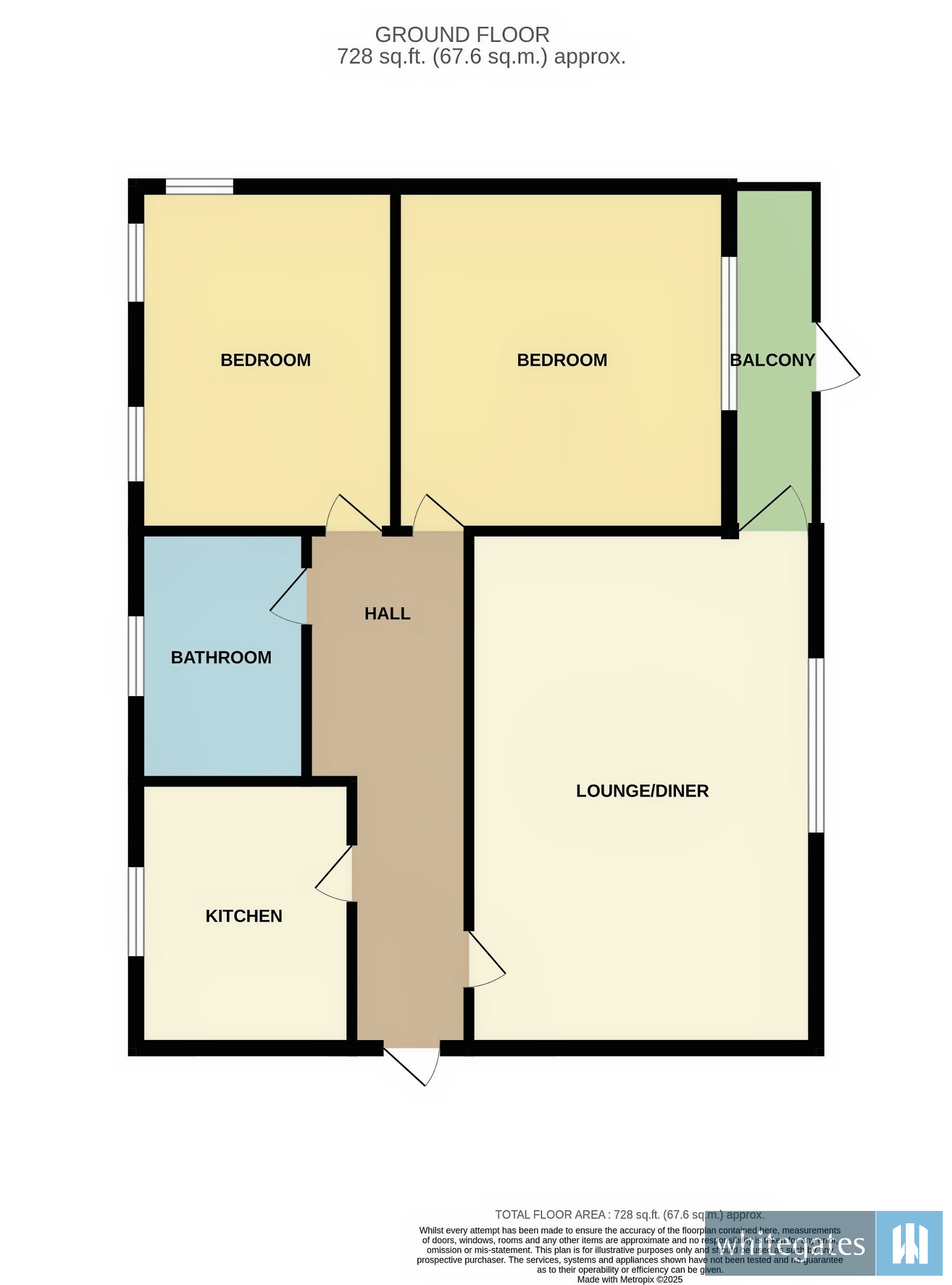 56, Galsworthy Avenue, Merseyside floorplan