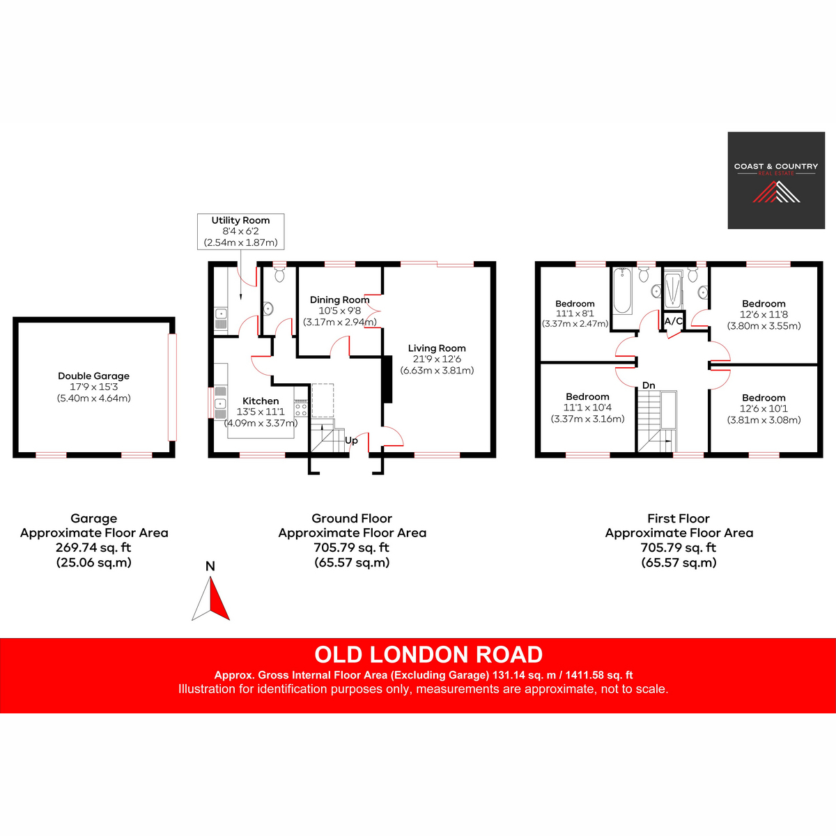 Martinsfield, Old London Road, Pulborough floorplan