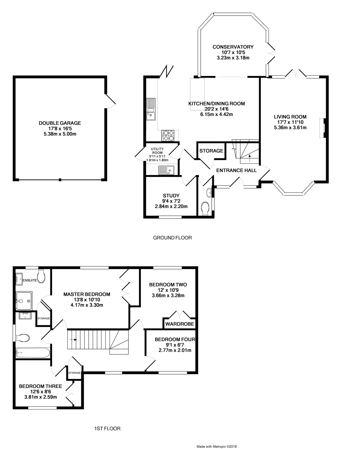 4 Bedrooms Detached house for sale in Blamire Drive, Temple Park, Binfield, Berkshire RG42