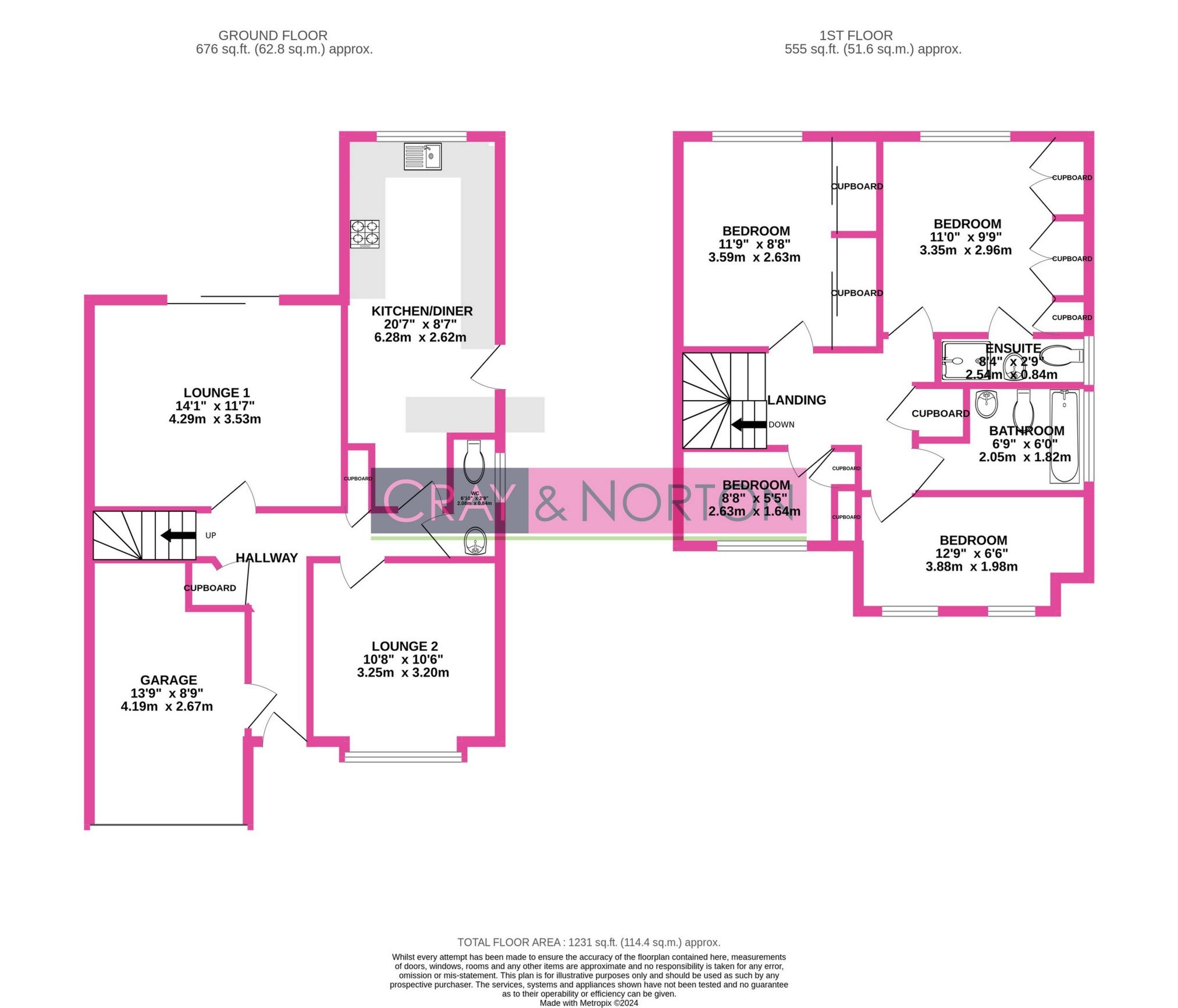 Copping Close, Croydon floorplan