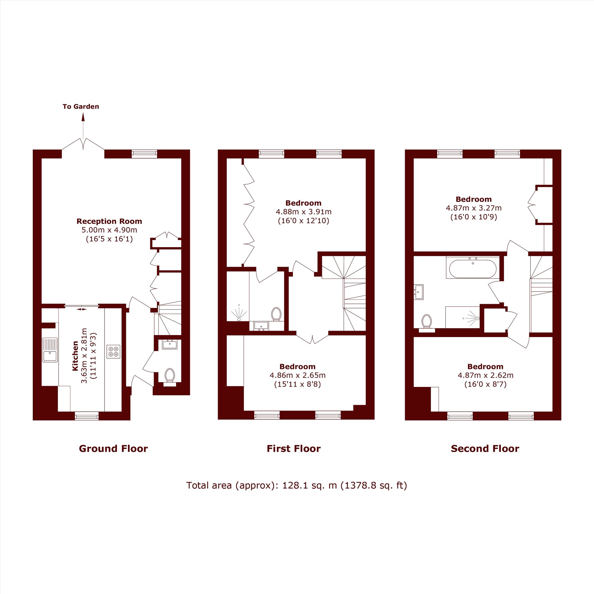 Burney Street, London floorplan