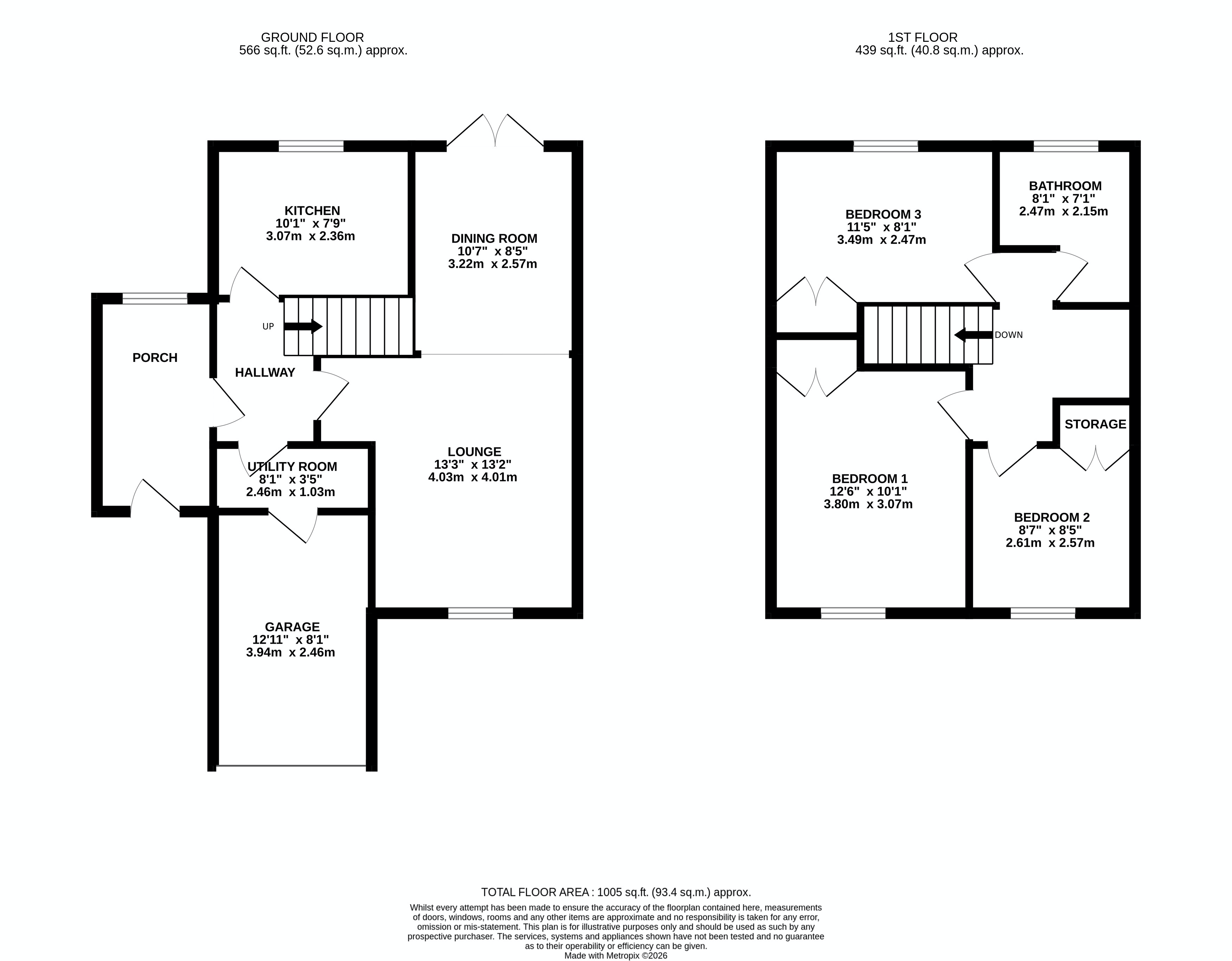 21, Woodhall Drive, Derby floorplan