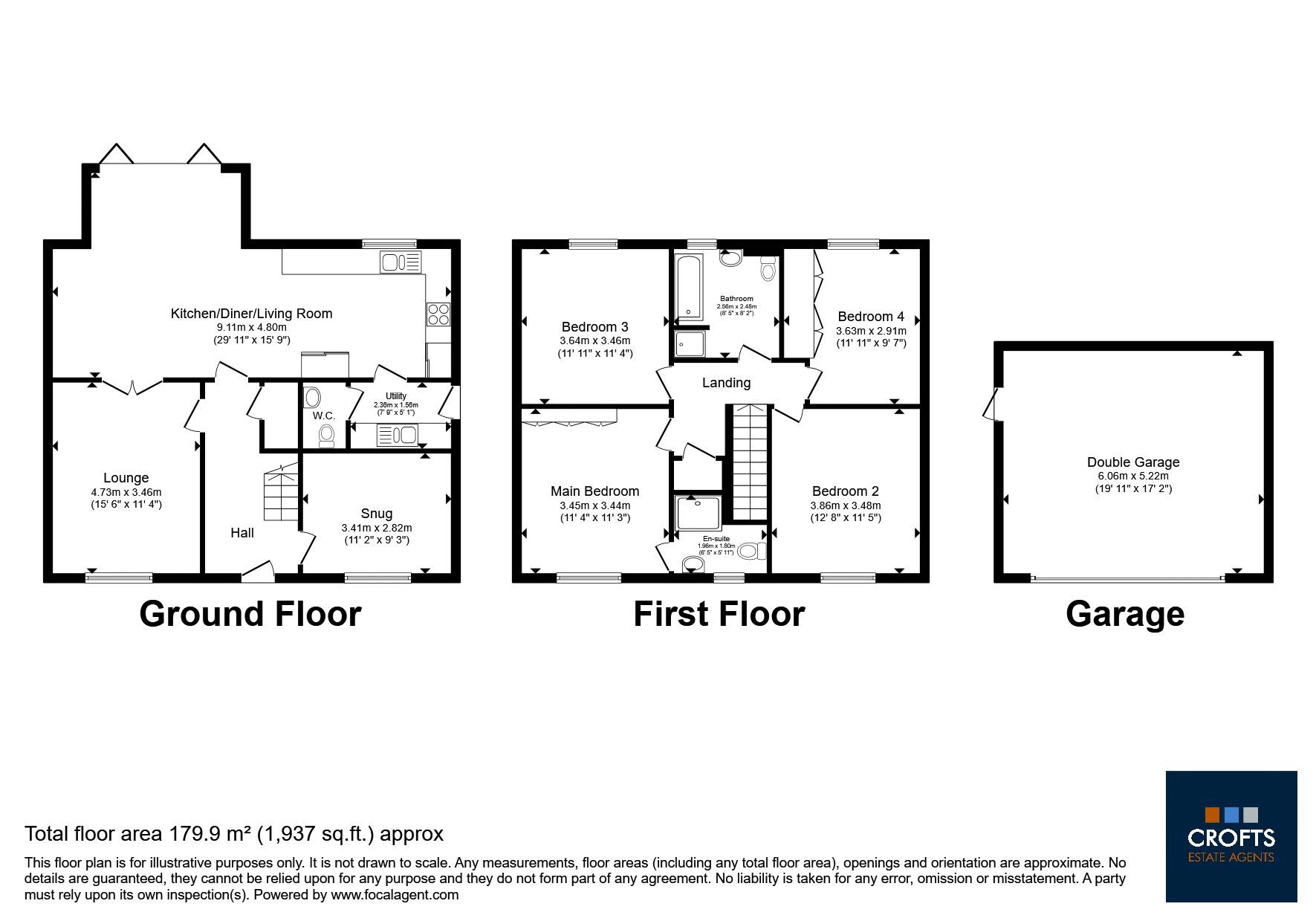 8, Buttercup Lane, Louth floorplan