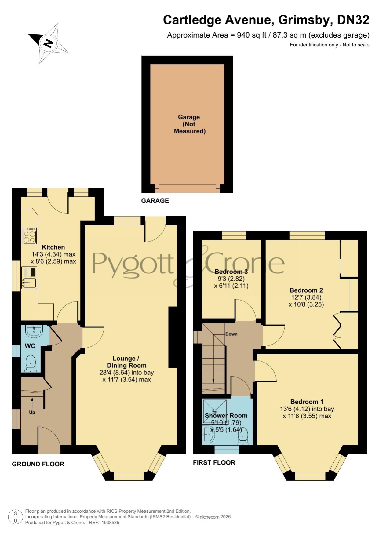 Cartledge Avenue, Grimsby floorplan