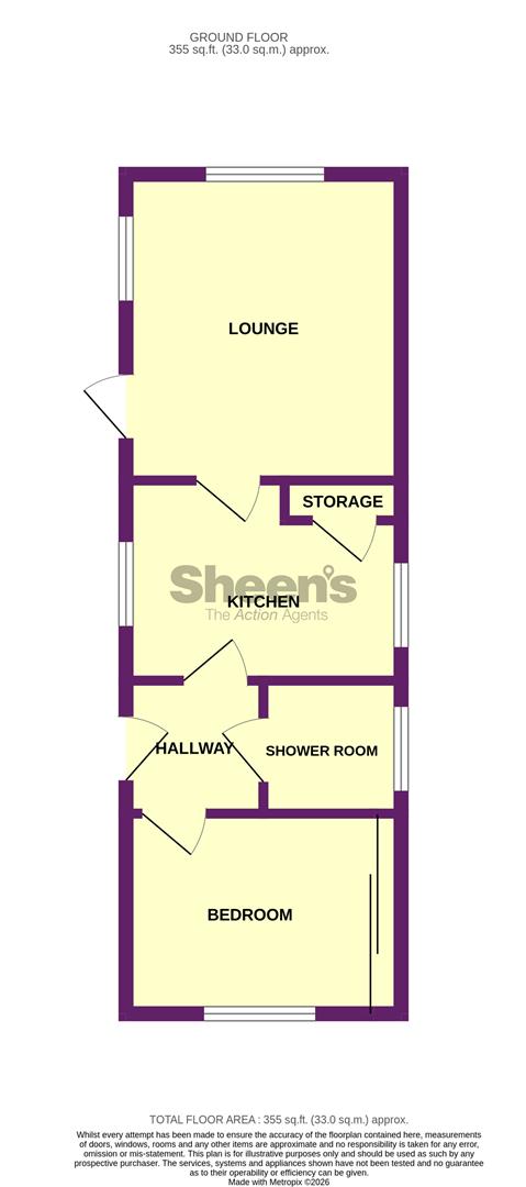 21, Woodlands, Sacketts Grove, Jaywick Lane, Clacton-On-Sea floorplan