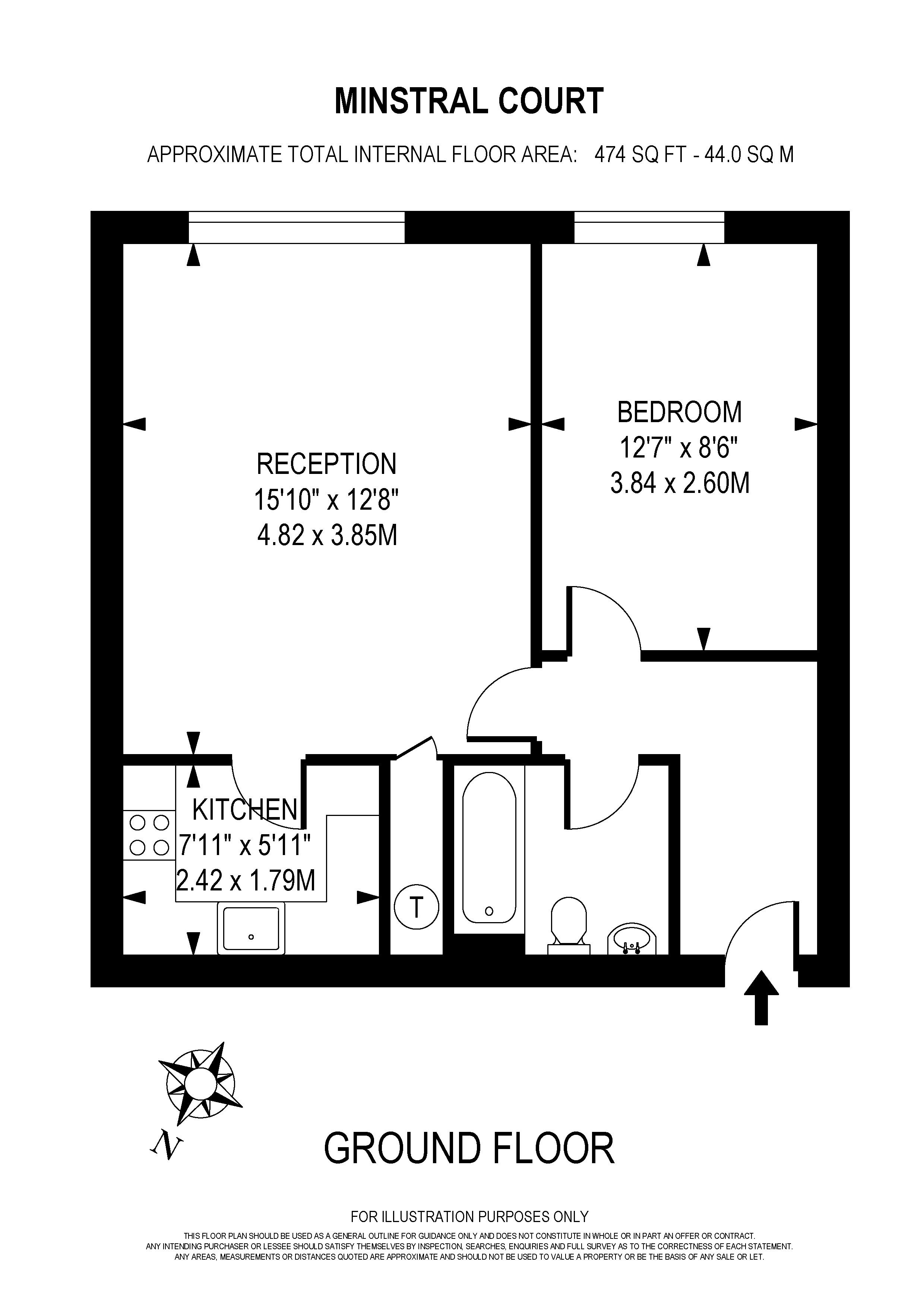 1 Bedrooms Flat to rent in Leslie Park Road, Croydon CR0