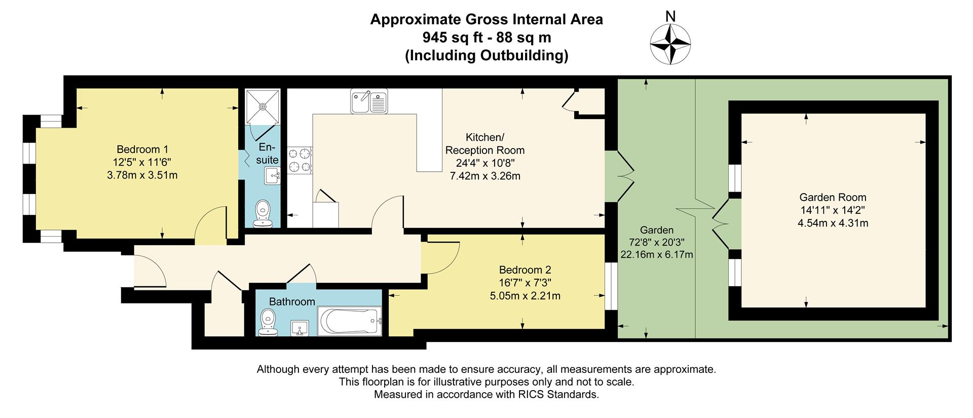 20 Grove Road, London floorplan