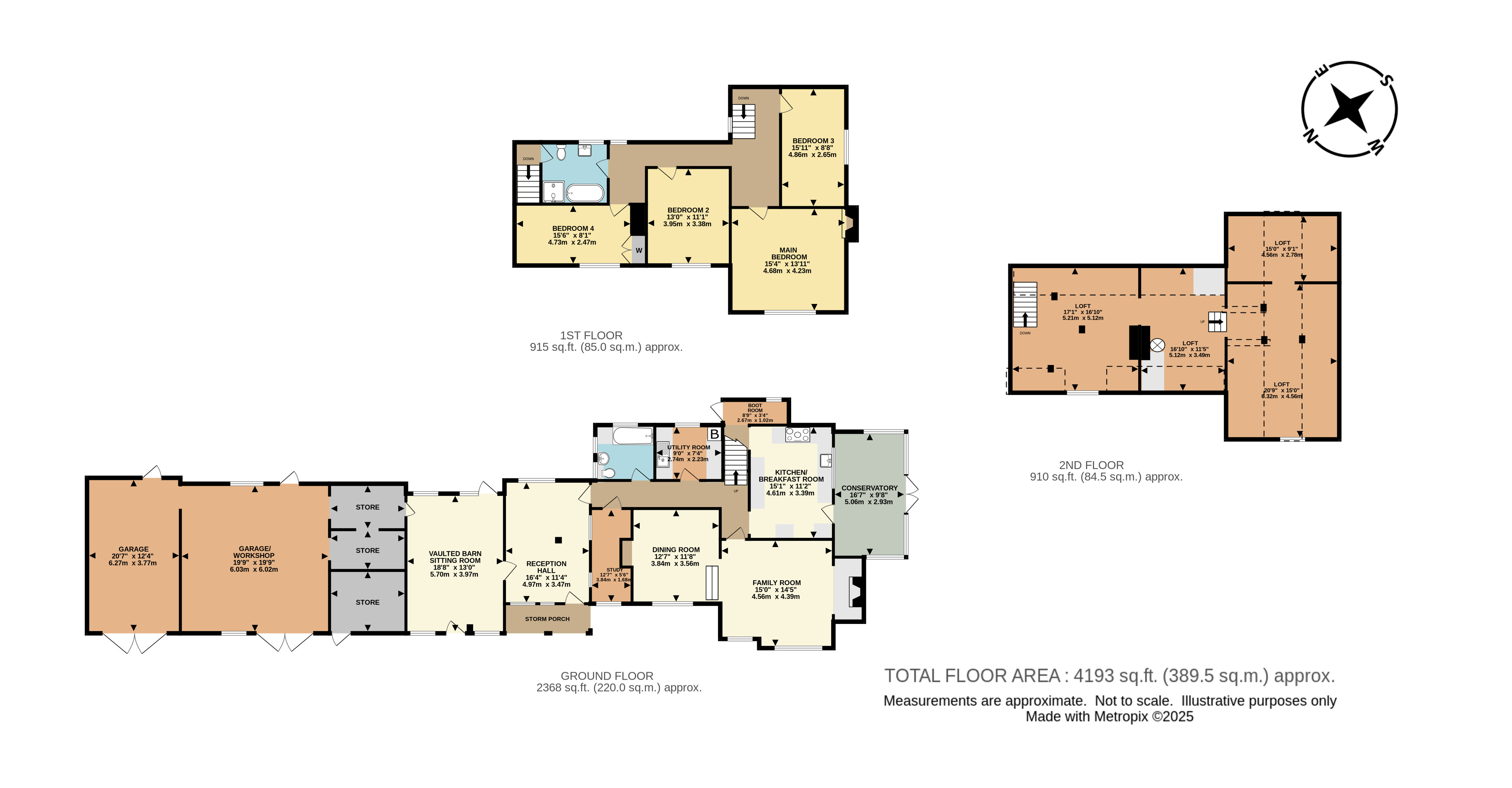 Hunts,, 80, The Street, Horley floorplan