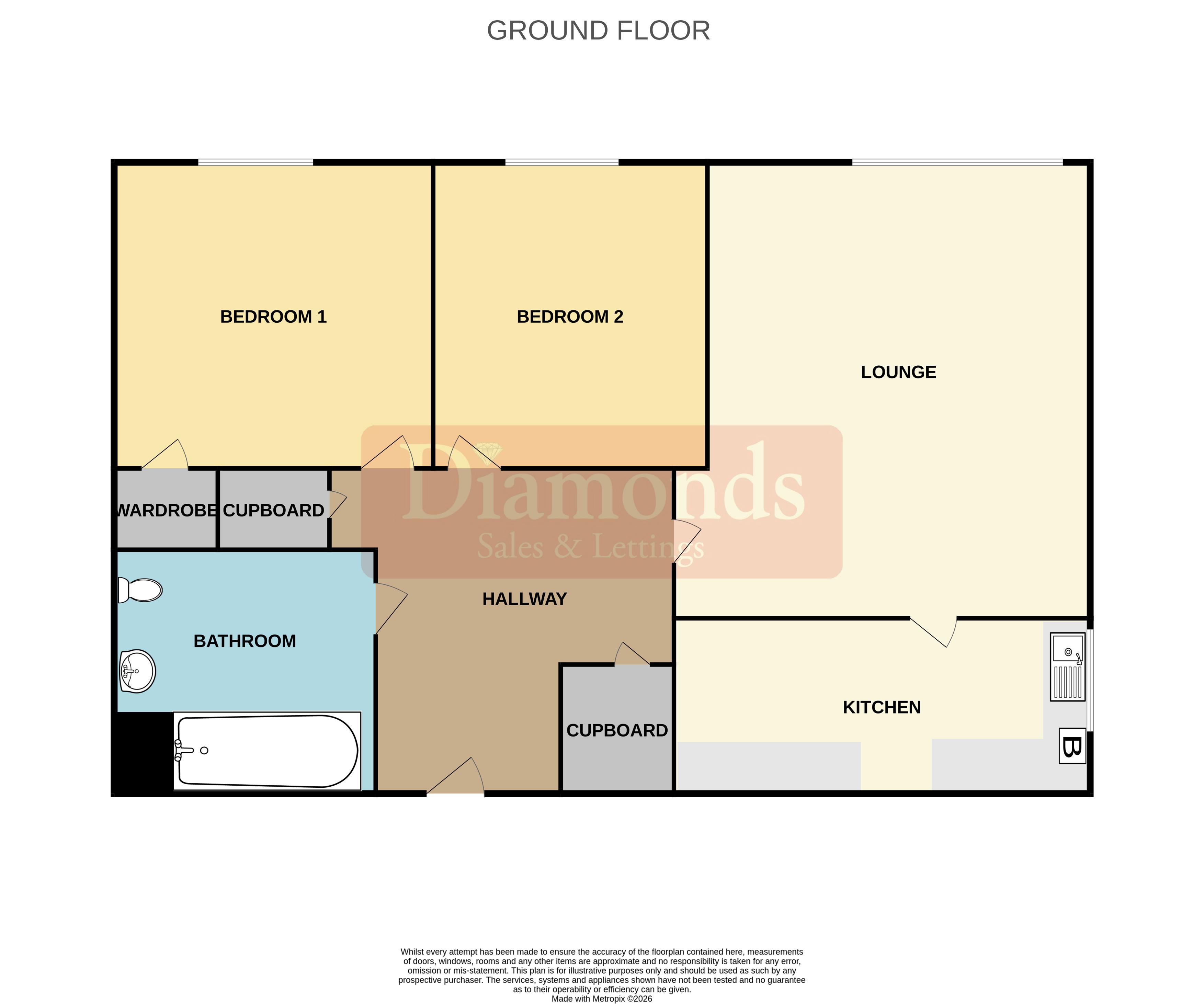 18, Bronrhiw Fach, Caerphilly floorplan