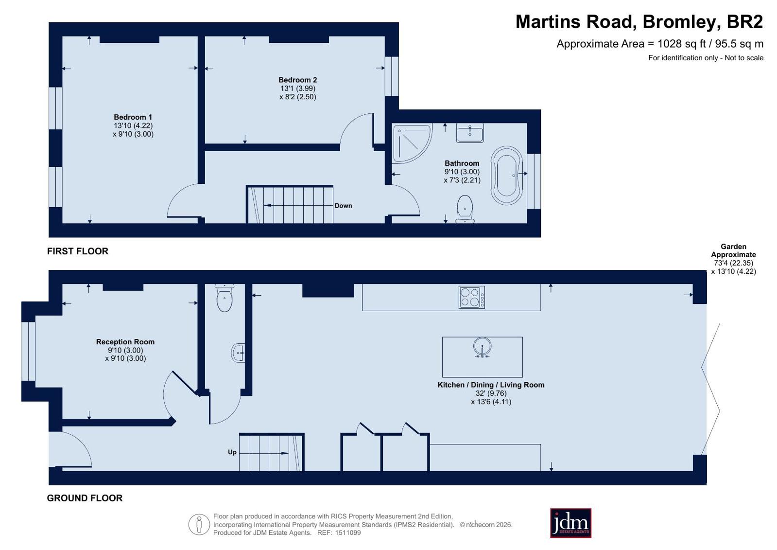 19, Martins Road, Bromley floorplan