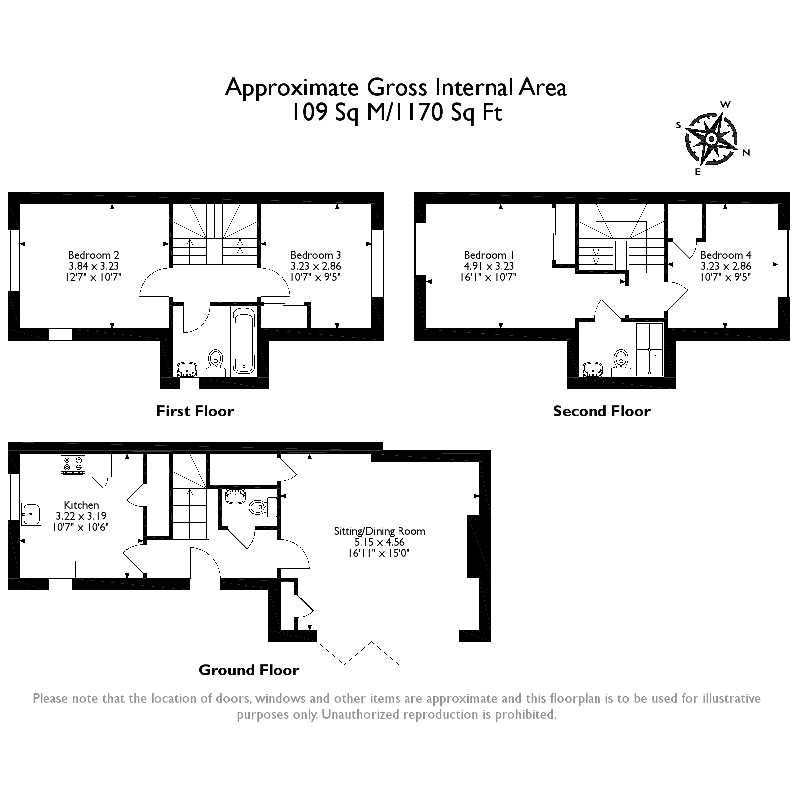 4 Bedrooms Town house for sale in Oregano Lane, Godalming GU7