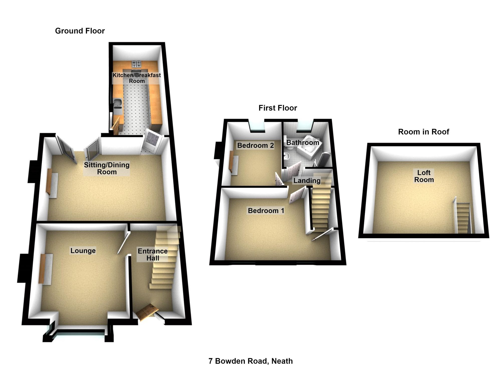 7 Bowden Road, Neath floorplan
