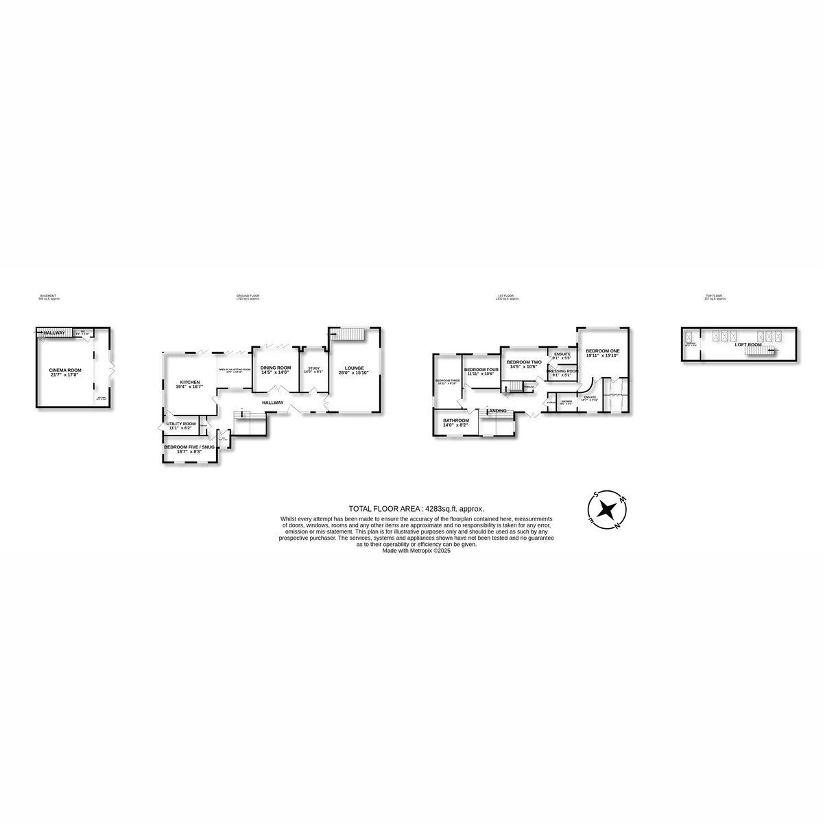 156, Bowers Road, Benfleet floorplan