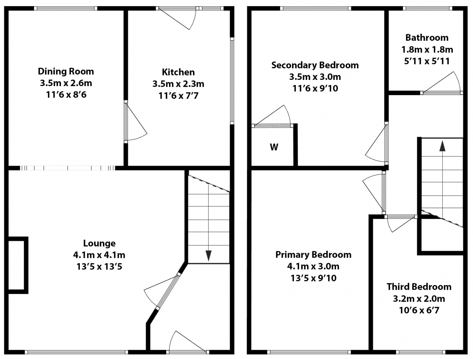 20 Abbey Place, Airdrie floorplan