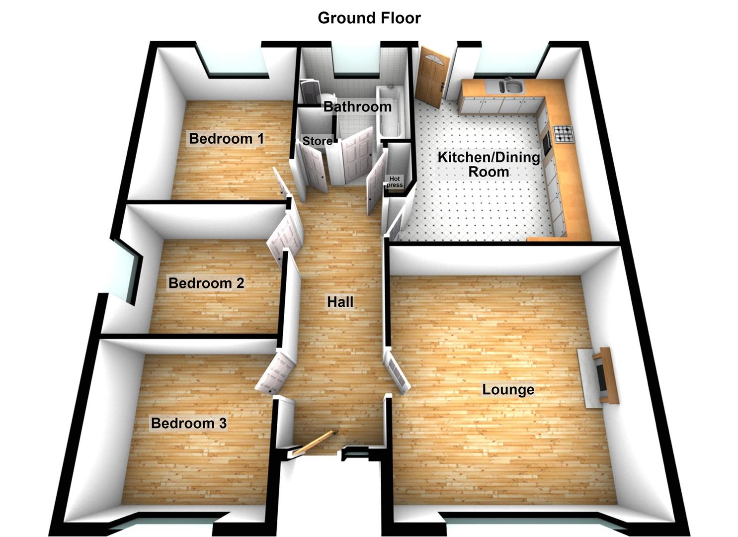 28, Joe Tomelty Drive, Newtownards floorplan
