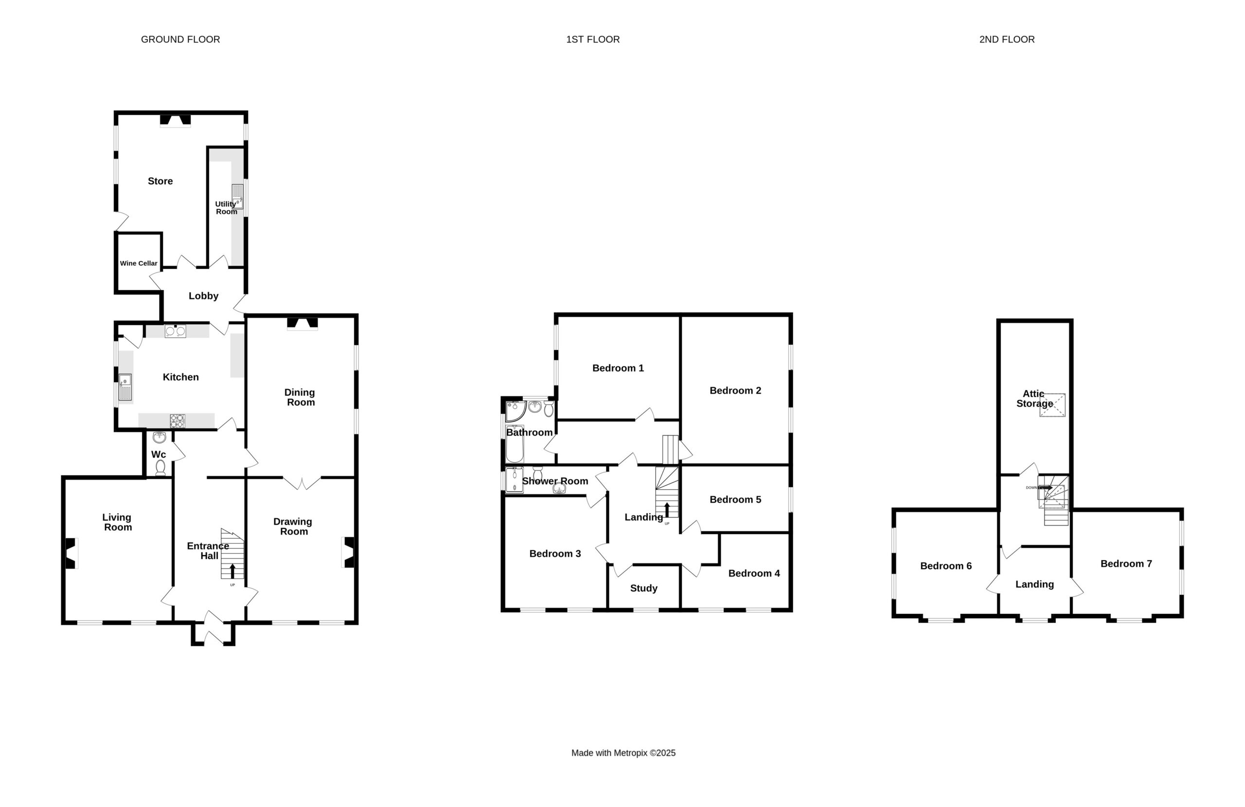 St Andrew's Rectory, Route de St Andre, St Andrew's floorplan
