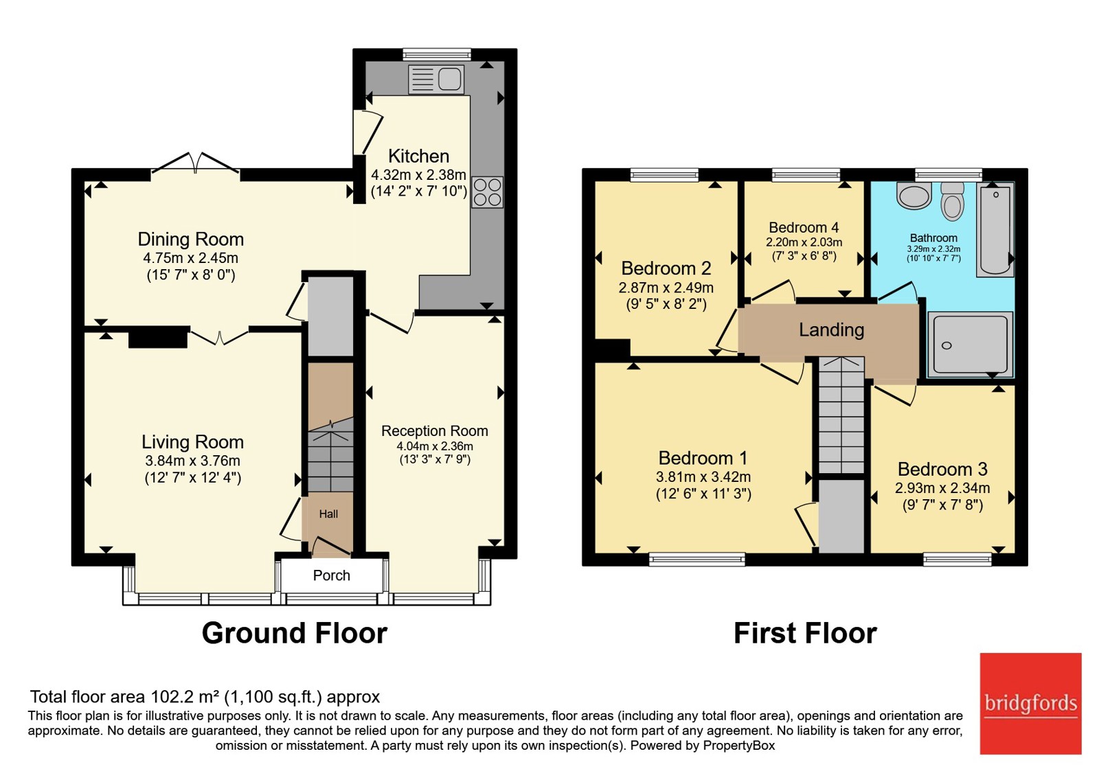 90, Wilshaw Grove, Greater Manchester floorplan