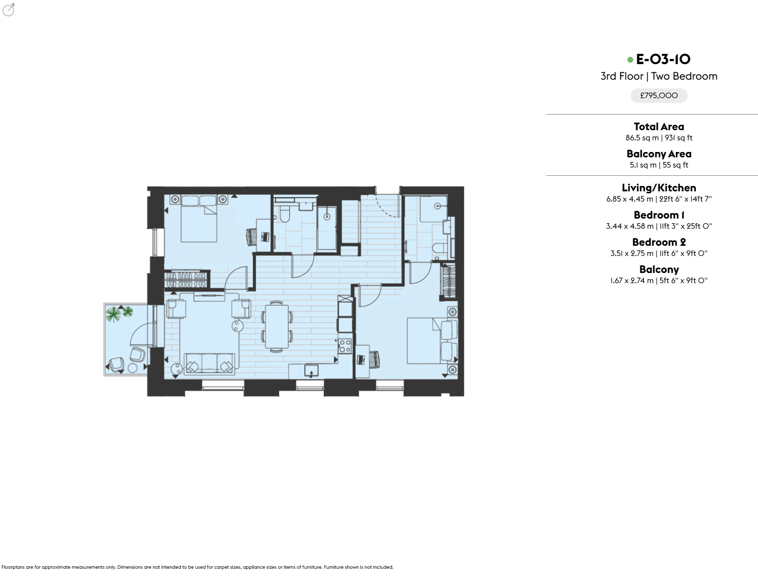 (E-03-10) Ashbee, Flat 38, Brent Cross Town, London floorplan