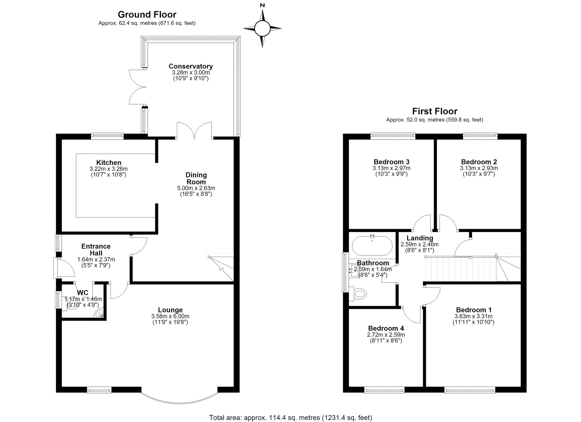 174 Wolviston Back Lane, Billingham floorplan