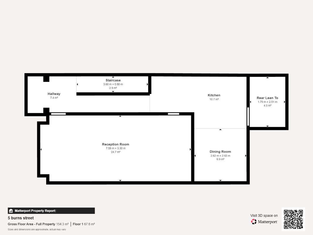 5, Burns Street, Cannock floorplan