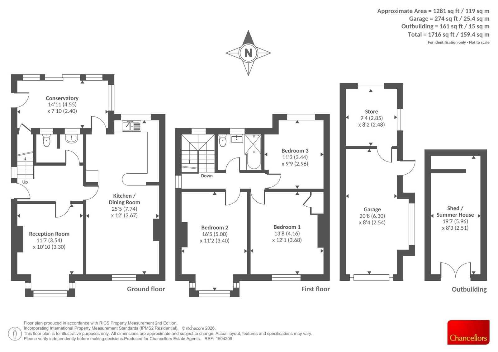 169, Ledbury Road, Hereford floorplan