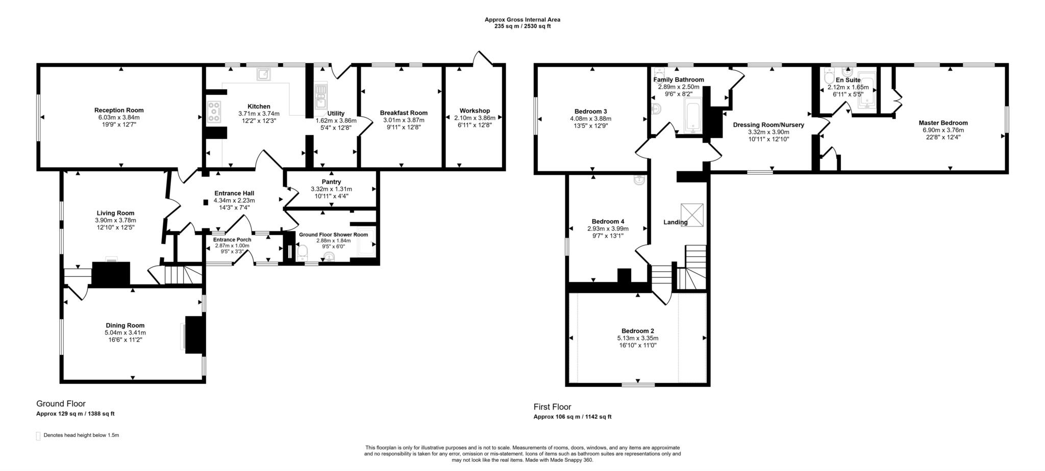 Whitecross Cottage, Church Street, Eckington floorplan