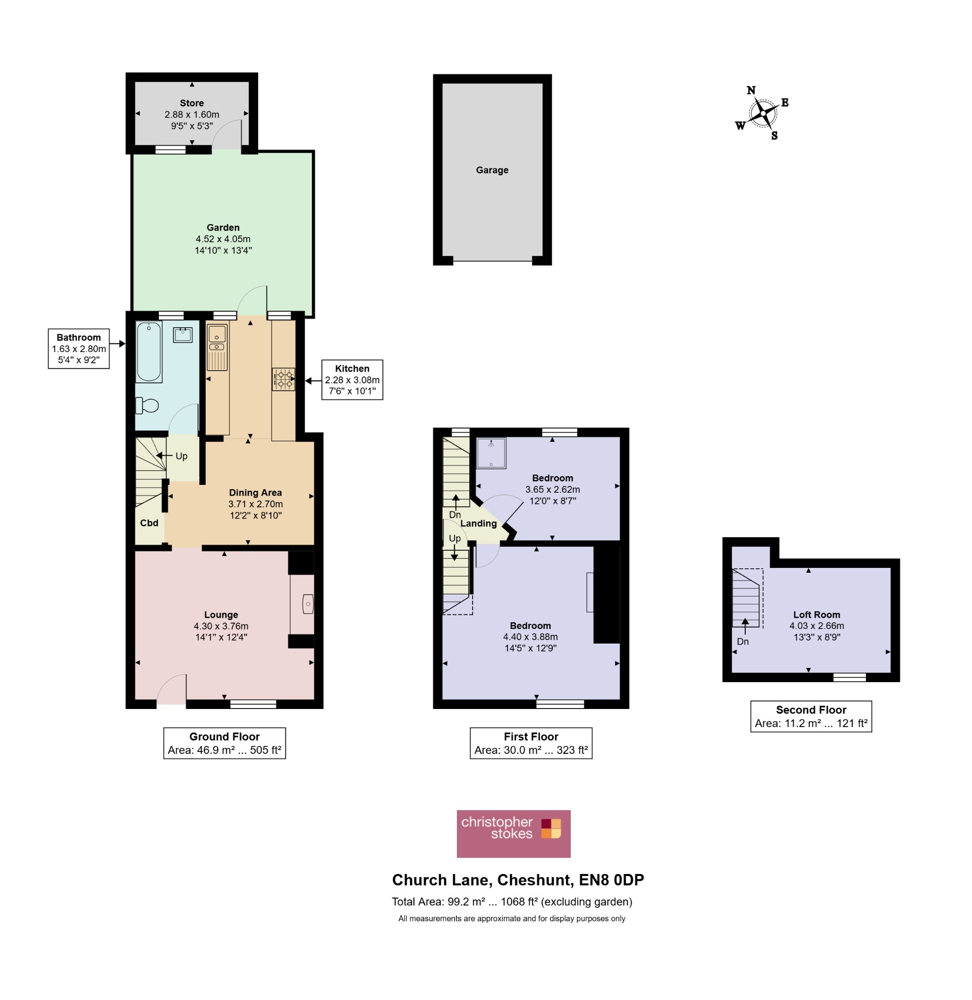 1 Church Lane, Cheshunt, Hertfordshire floorplan