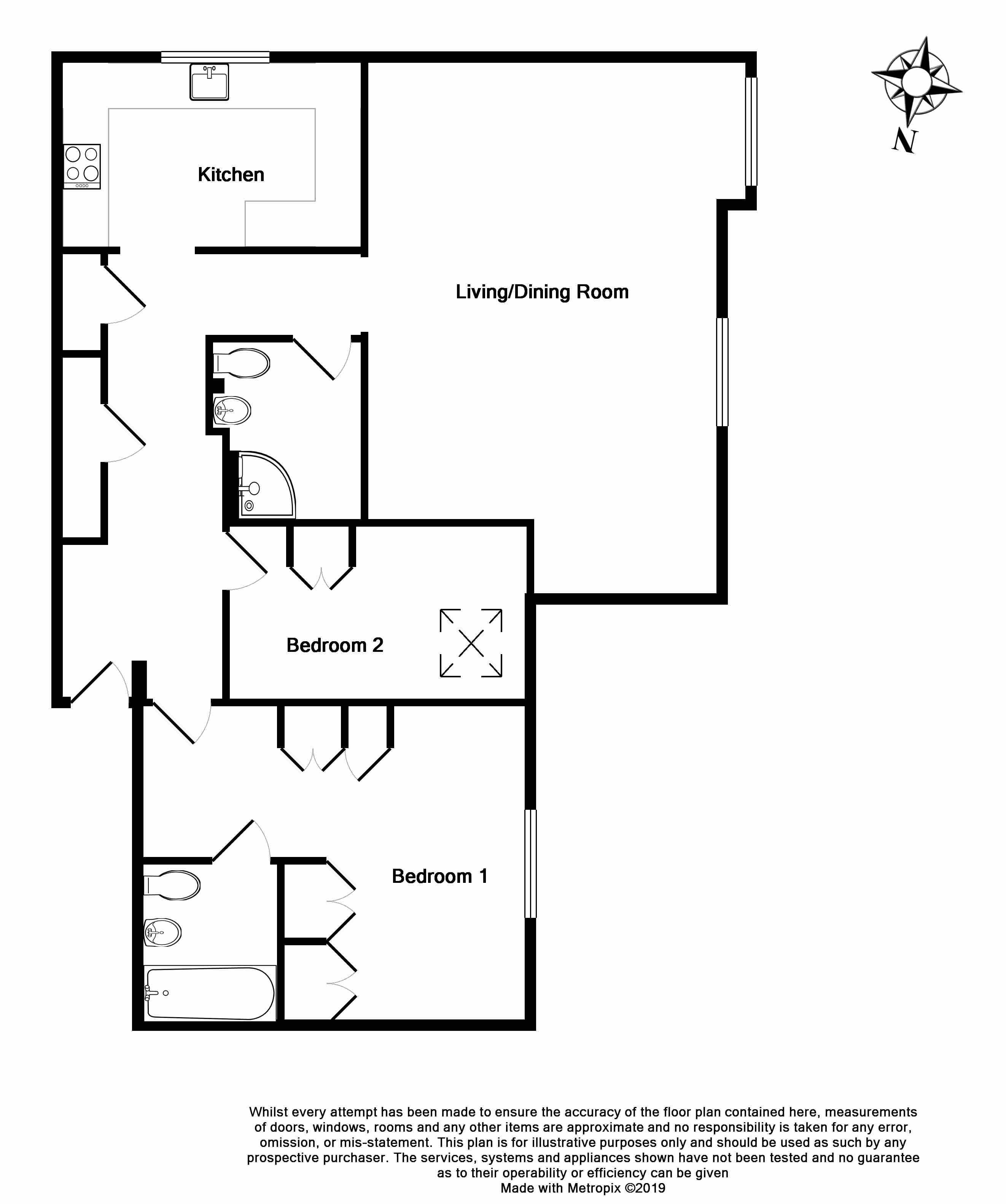 2 Bedrooms Flat to rent in Murray Road, Northwood HA6