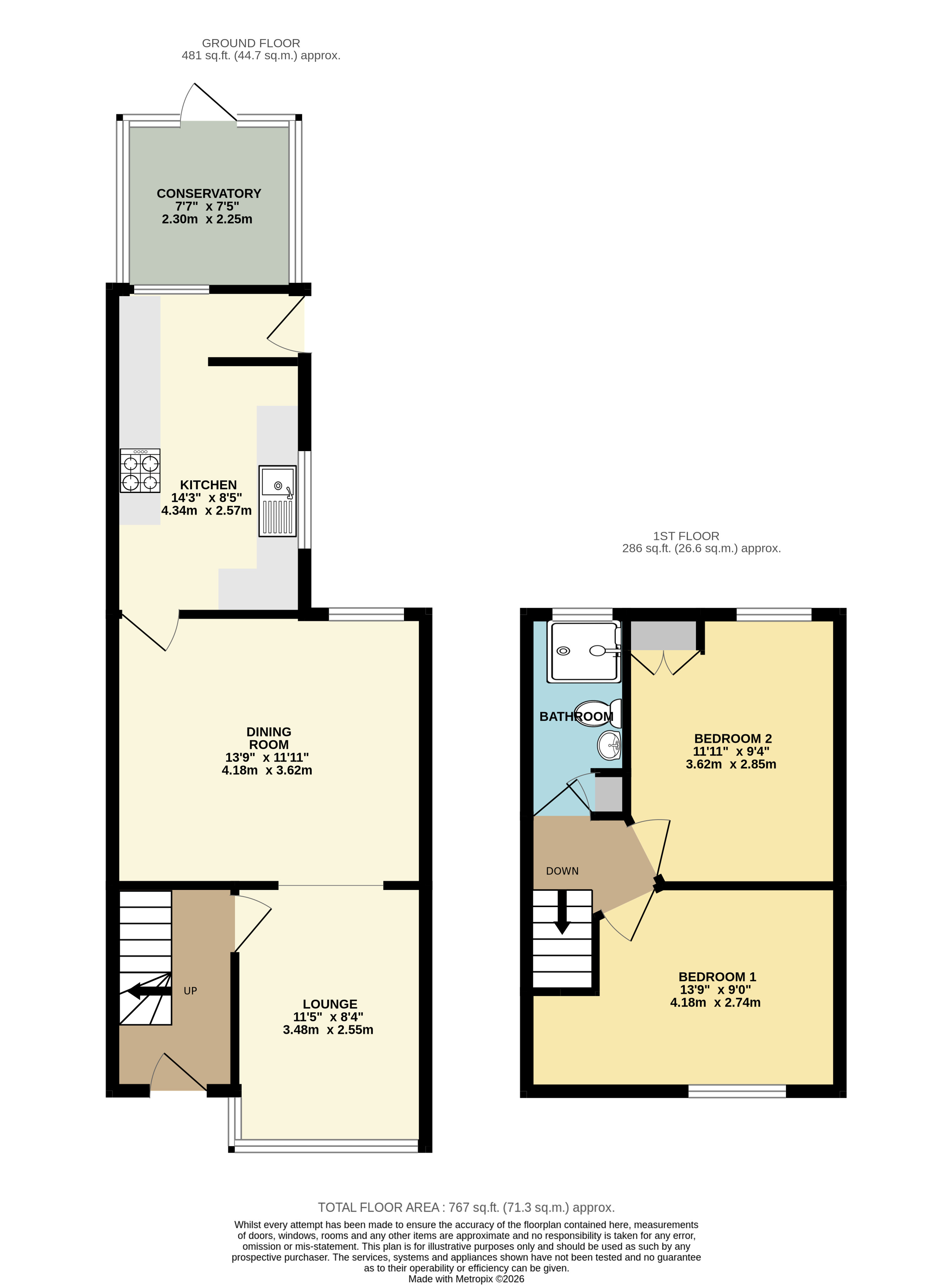 221, Cooper Road, North East Lincs floorplan