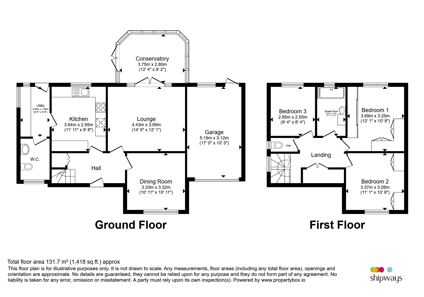 3, Pedmore Lane, Stourbridge floorplan