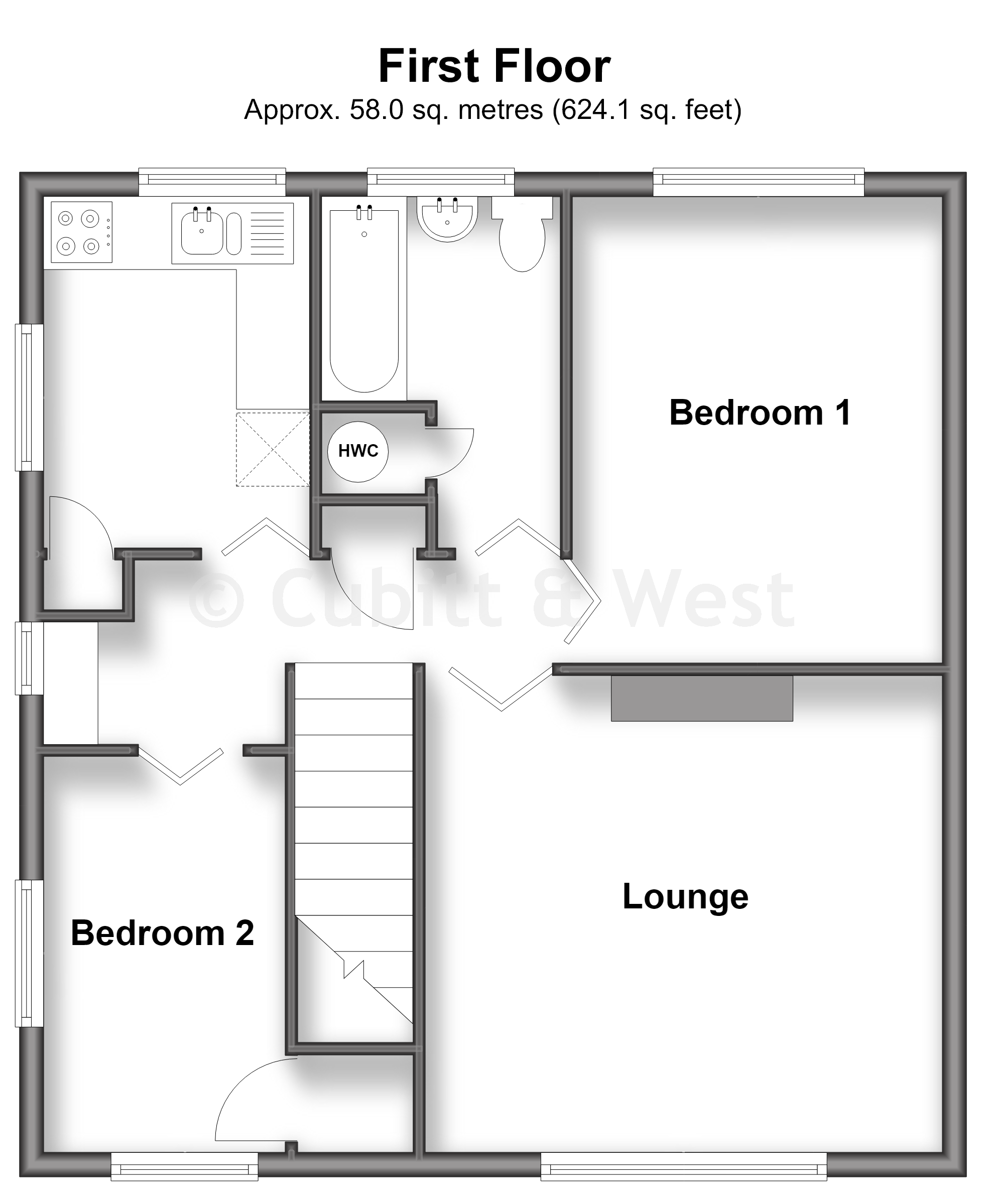 74, Campden Road, South Croydon floorplan