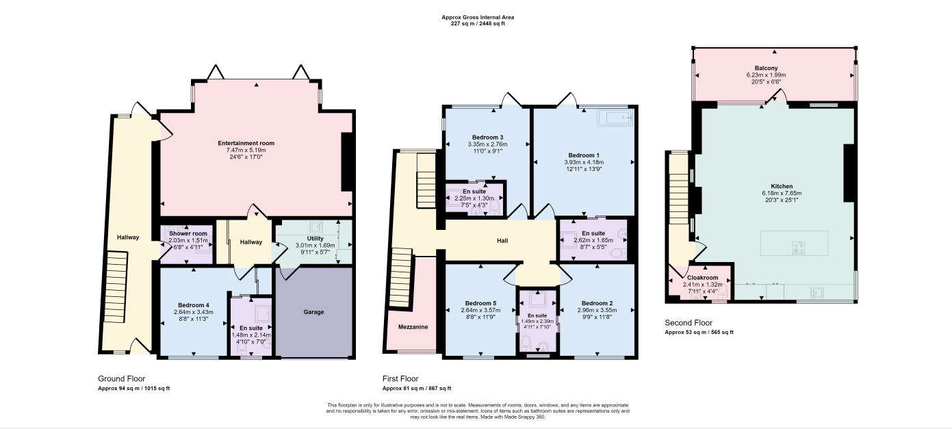 206, Sandbanks Road, Poole floorplan