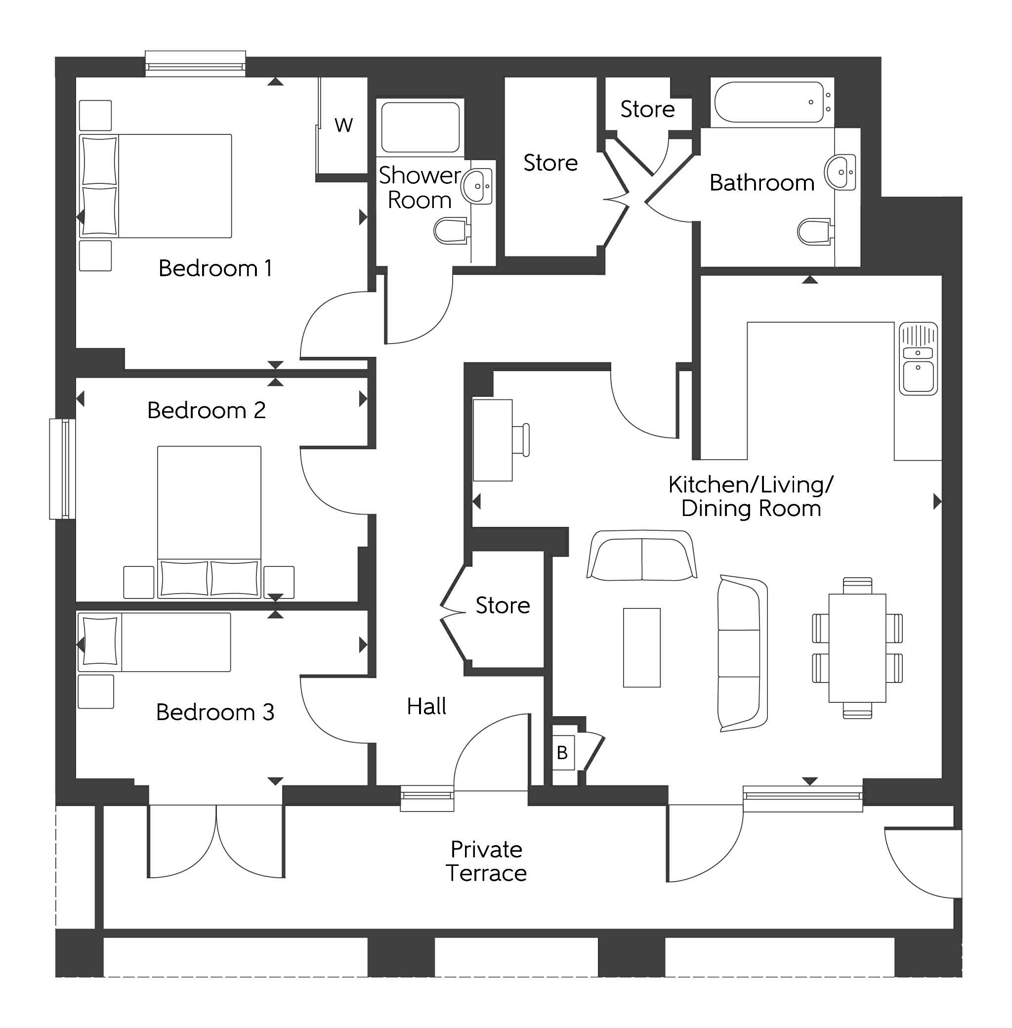 3 Bedrooms Flat for sale in Artillery Place, London SE18