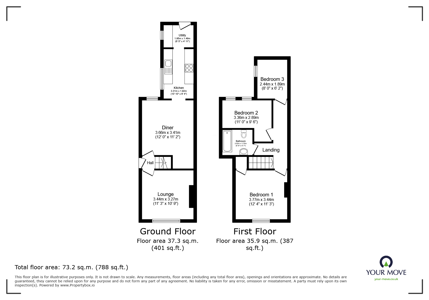 10, Ewart Street, Lincolnshire floorplan