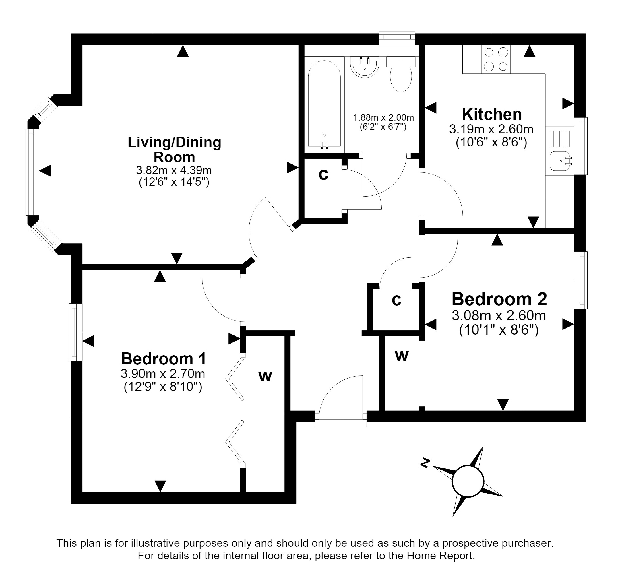 47, Toll House Gardens, Tranent floorplan